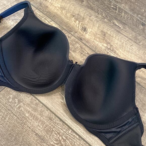 CACIQUE Lightly Lined Black T Shirt Bra 40DD - Picture 5 of 7